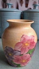 E Radford Burslem Art Deco Floral Vase  Excellent Condition 