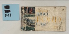 1960 ford car owners manual - 1960,