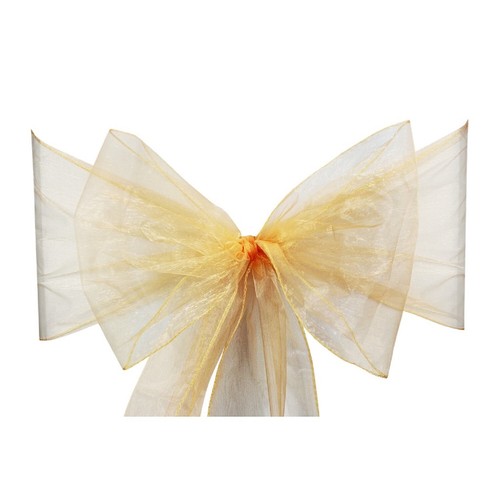 Organza chair sashes wedding - sashes,