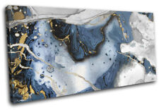 Marble Modern Navy Gold Grey
