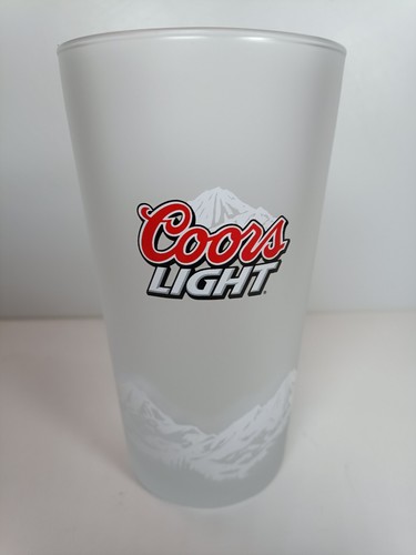 Coors light frosted pint glass - pint,