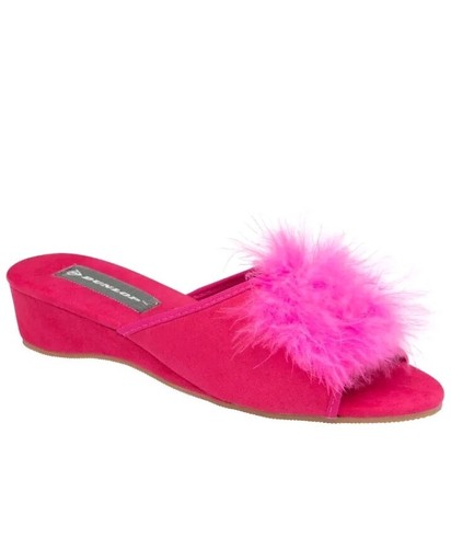 Ladies womens wedge slippers - wedge,