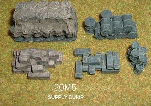 Wwii supply dump stacks - wwii,
