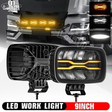 1X 9" Led Oval Fog Spot Light