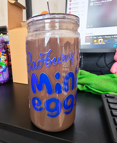 Cadbury mini eggs - mini, acrylic