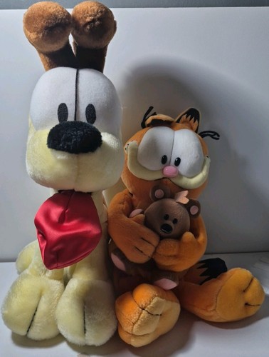 Garfield and odie soft toy - garfield,