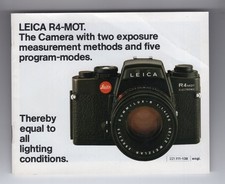 Leica R4-MOT Genuine 1980