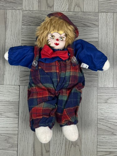 Vintage porcelain clown soft - vintage,