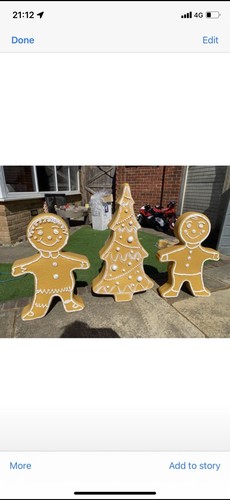 Ginger bread trio blowmolds - trio,