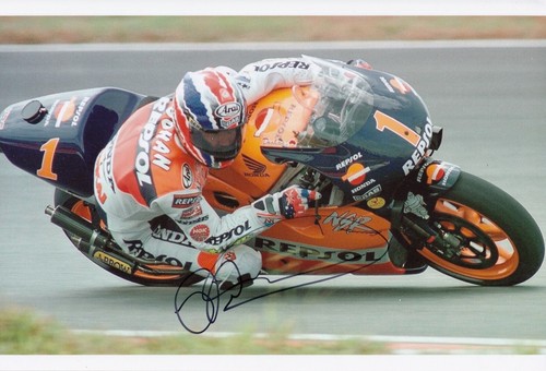 Mick doohan hand signed 12x8 - mick,
