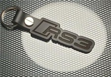RS3 Leather Keyring keychain BLACK 2.5 TFSI QUATTRO S LINE SPORTBACK 8V 8P OL