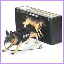 1/6 Scale Simulated Police Dog German Shepherd Action Toys Figure Accessories...