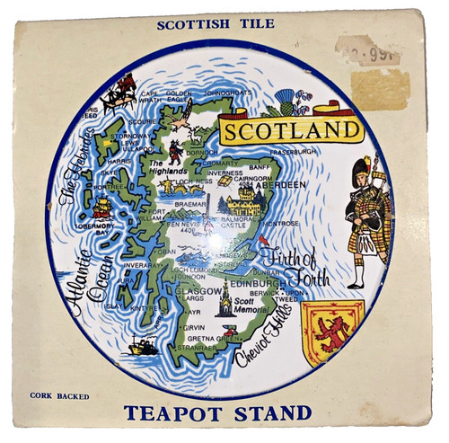 Vtg scottish ceramic - vtg, cork
