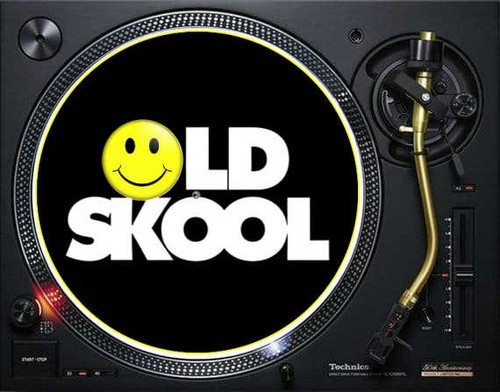 Old skool rave slipmat - 12",