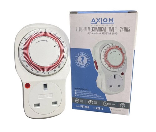 13amp plug mechanical timer - plug-in,