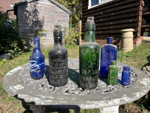 Antique branded mineral water - mineral,