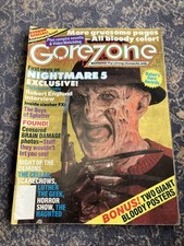 Gorezone Magazine #7 May '89 First Anniversary Special 2 Giant Bloody Posters