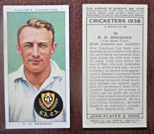 John Player CRICKETERS 1938