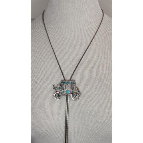 Southwest stagecoach bolo tie