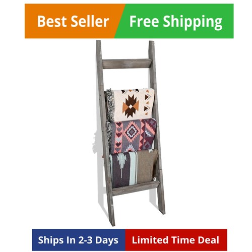 5ft wood blanket ladder - 58",