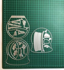 Large 20pcs snowglobe easel - large,