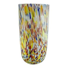 Large Murano Glass Vase Multi