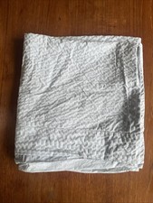 Piglet in Bed European Square Pillowcase Waffle Blue 65x65cm Made In Portugal