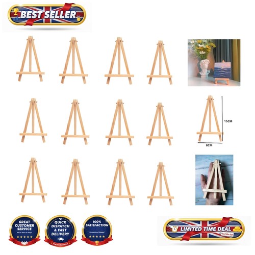 Compact piece wooden easels - wooden,