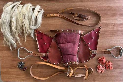 Rocking horse tack saddle - horse,