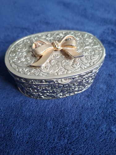 Vintage silver metal red - vintage,