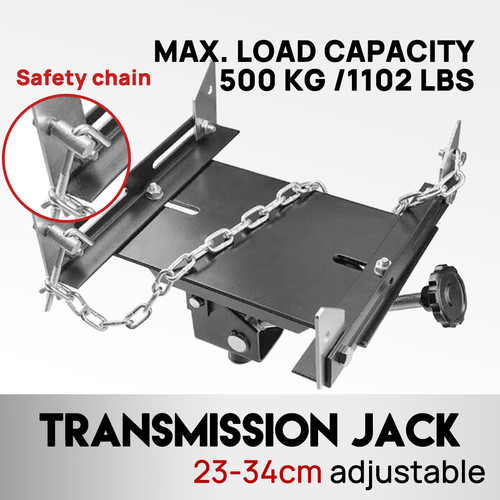 Transmission jack adapter - transmission,