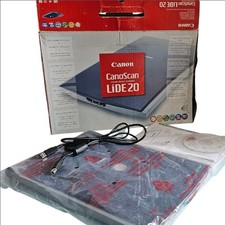 Canon LIDE 20 USB Flatbed Scanner A4 Document & Photo – Boxed w/ Manual & CD