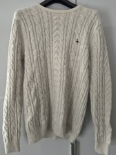 Jack Wills Grey Cableknit Mens