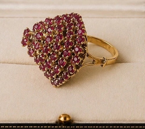 14k yellow gold ruby - gold, thai