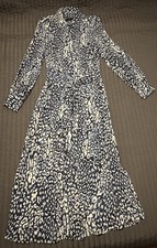BNWT Marks & Spencer Collection Size 10. Maxi Long sleeved Shirt Dress. 