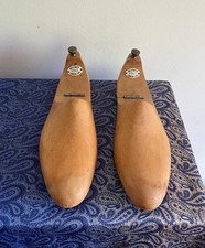 A lovely Rare pair of old vintage Oak Shoe Trees from WILDSMITH LONDON
