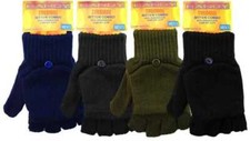 Men Fingerless Mitten Combo