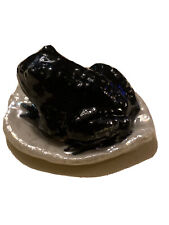 WADE WHIMSIE BLACK FROG ON LUSTRE LILLY PAD EXCLUSIVE TO PKWHIMSIES NEW RELEASE