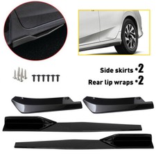 4X Splitters Lip+Rear Lip Car
