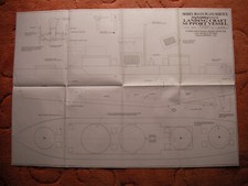 Model Boat Plans of Landing Craft Support Vessel a semi scale warship 32" LOA