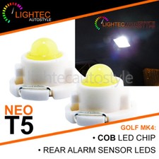 2x VW GOLF MK4 WHITE T5 LED