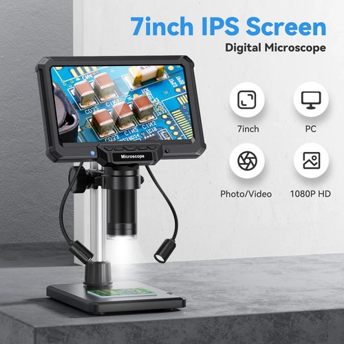 7inch digital microscope 1200x - 7inch,