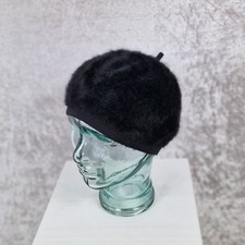 Kangol Beret Hat Angora Fur