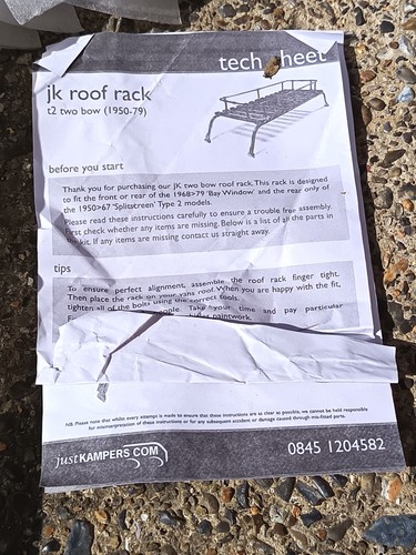 Just kampers bow - bow, rack