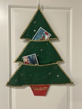 Vtg MCM Felt Sequin Christmas