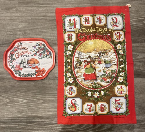 Christmas tea towel days - tea,