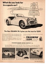 1956 TRIUMPH TR-3 $2599 ~