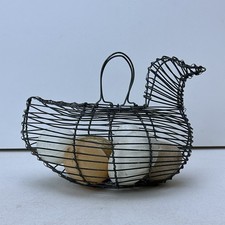 Vintage Wire Chicken Egg