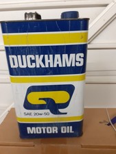 Vintage  Duckhams 1 Gall Oil Can