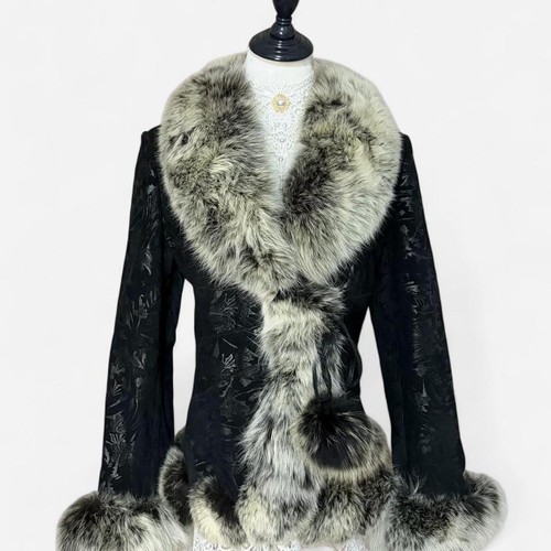 Black pigskin leather jacket